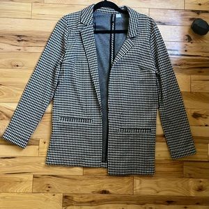 H&M checkered blazer